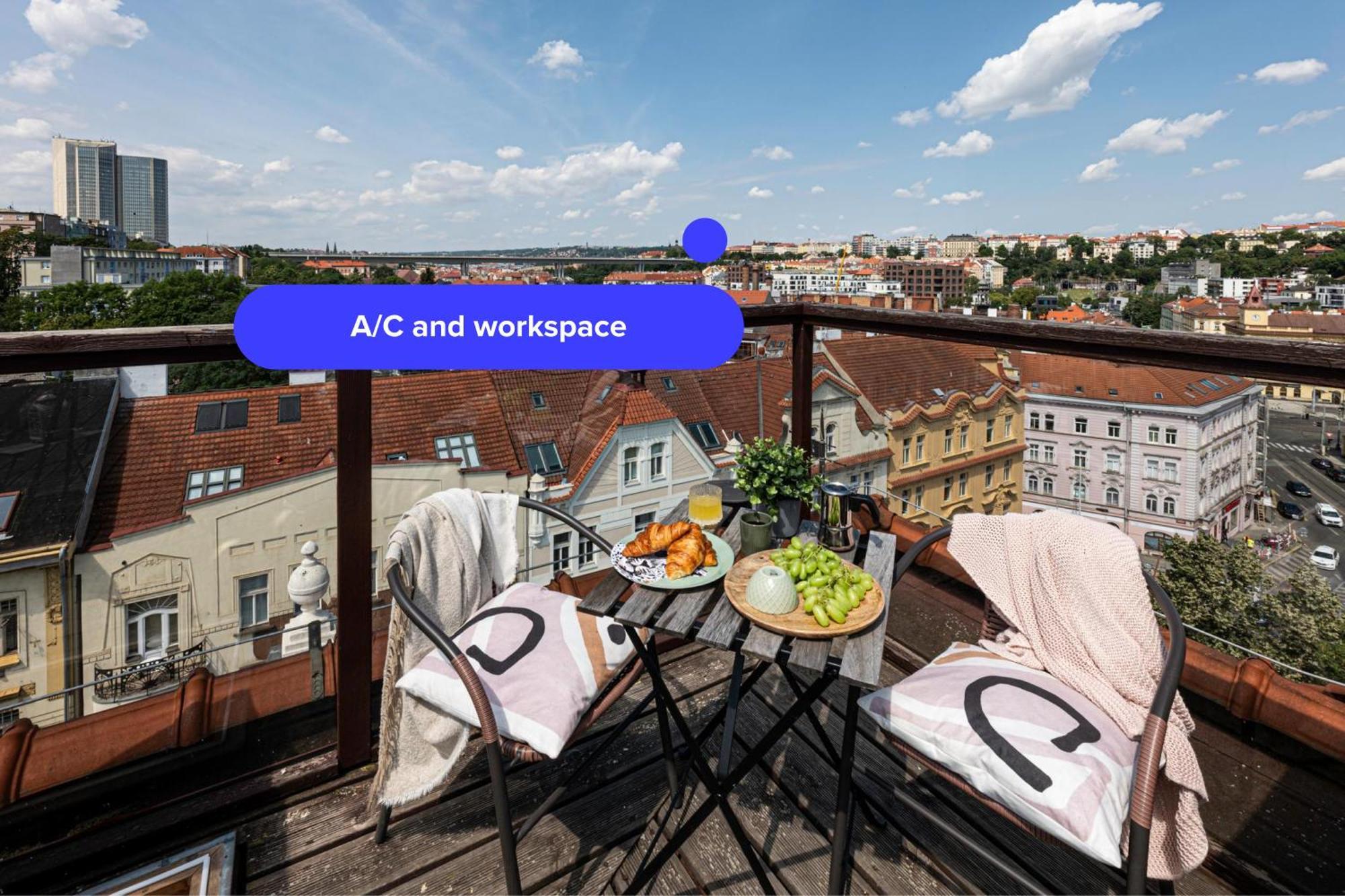 Prague Days - Terrace - Stunning View - Duplex Daire Dış mekan fotoğraf